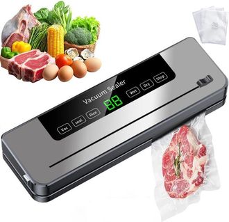 OEM Selladora Al Vac&iacute;o Port&aacute;til 5 En 1, Potente Selladora Al Vac&iacute;o Para Alimentos Frescos, H&uacute;medos Y Secos, Incluye 30 Bolsas De Vac&iacute;o De Secado R&aacute;pido (n