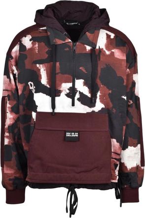 Dolce & Gabbana Hoodie - Heren - Hoodies - Veelkleurig - S - Katoen - Hoodies & sweatvesten