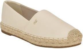 Calvin Klein Popular Espadrille Flat in Ivory at Nordstrom Rack, Size 5.5