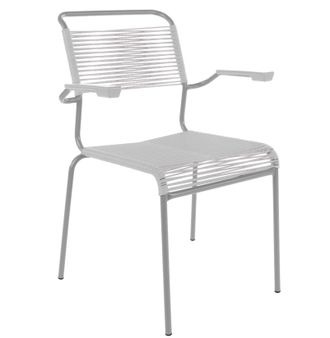 Schubiger M&ouml;bel Spaghetti-Stuhl S&auml;ntis mit Armlehnen