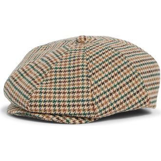 Brixton Brood Driving Cap in Dusted Ochre/khaki/verdant at Nordstrom, Size X-Large