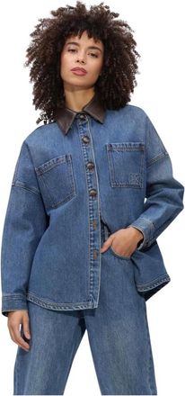 Arma Dames, Blouses & Shirts, Blauw, Maat: XS Denim