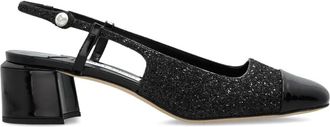 Jimmy Choo London 55 mm Elisa slingback pumps - Zwart