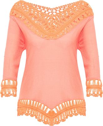 Izia Tuniek met gehaakt deel mahisha