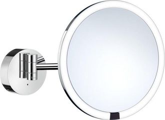 Smedbo Outline Cosmeticaspiegel - 21.5x21.5cm - ophangen - Massief messing Chroom