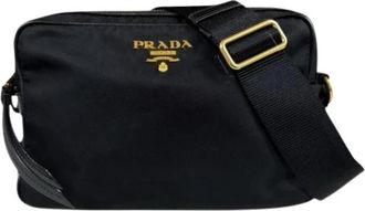 Prada Pre-owned Vintage Schoudertas - Dames - Vintage Schoudertas - Zwart - ONE Size - Nylon - Vintage