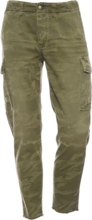 Don the Fuller Stijlvolle Kansas Jeans - Heren - Slim Fit Broeken - Groen - W30 - Katoen - Broeken