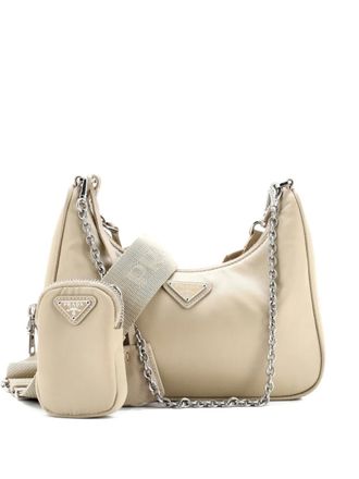 Prada Re-Edition 2005 Shoulder Bag Tessuto Small crossbody bag - Toni neutri