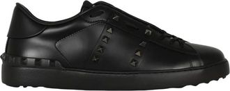 Valentino Schoenen, Heren, Zwart, 42 1/2 EU, Leer, Rockstud Untitled Sneaker