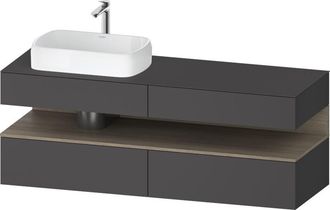 Duravit Qatego Consola Mueble Bajo Lavabo, 2 Extensiones, 2 - Duravit