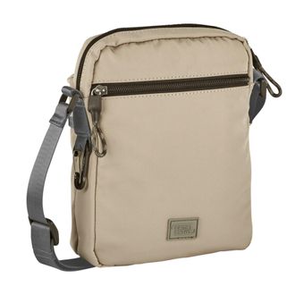 Camel Active Umh&auml;ngetasche CAMEL ACTIVE Terra, Herren, Gr. B/H/T: 18cm x 22cm x 6cm, beige (natur), Polyester, Taschen Umh&auml;ngetasche, aus recyceltem Nylon und volu