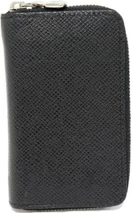 Louis Vuitton Pre-owned Zippy Coin Purse Taiga Coin Case - Heren - Vintage Accessoires - Zwart - ONE Size - Vintage