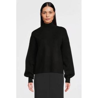 Moss Copenhagen gebreide trui zwart