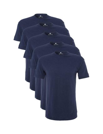 Lower East Mens Le105 T-Shirt, Dark Blue, S UK