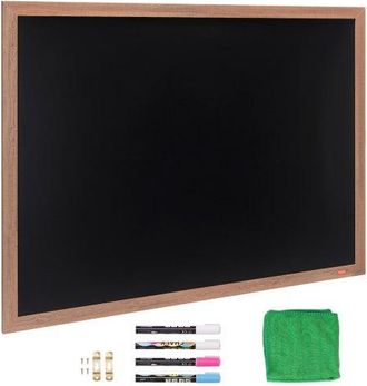 OEM Pizarra Negra De Men&uacute; Con Marco De Madera Colgante De Pared 889 X 1168 Mm Pizarra Con Tiza Para Mensajes Pizarra Magn&eacute;tica Para Restaurante, Bar, Cafe