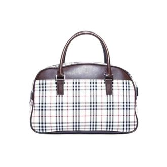 Burberry Pre-owned Handbags, female, Multicolor, Size: ONE SIZE Pre-owned Canvas Handbag