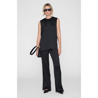 Anine Bing Malia Top in Black at Nordstrom, Size X-Small