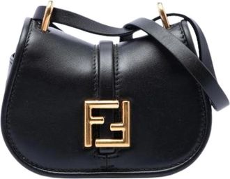 Fendi Pre-owned Mini Crossbody Bag - Dames - Vintage Mini Tas - Zwart - ONE Size - Leer - Vintage