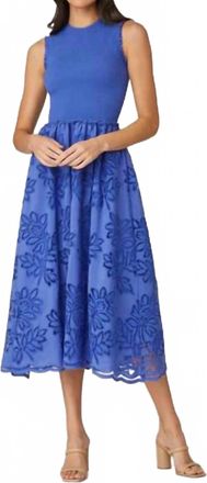 Shoshanna Reberta Dress In Amparo Blue