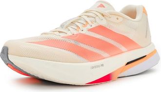 adidas Adizero Boston 13 Running Shoes Womens Shoes Off-White/Beam Orange/Acid Orange : 11.5 C - Medium, Textile