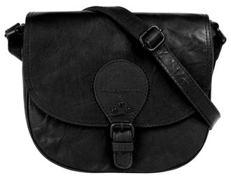 Spikes & Sparrow Umh&auml;ngetasche SPIKES & SPARROW, Damen, Gr. B/H/T: 23cm x 20cm x 7cm onesize, schwarz, Leder, vintage, Taschen Umh&auml;ngetasche, echt Leder