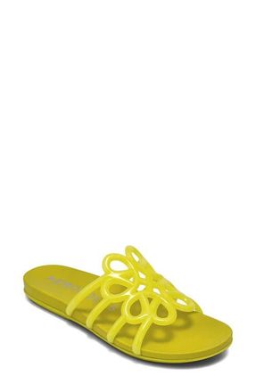 Aerosoles Frida Slide Sandal in Kiwi Translucent Tpu at Nordstrom, Size 5.5