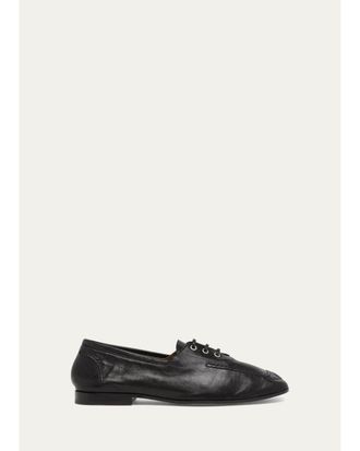 Bottega Veneta Gino Lace-Up Leather Shoes