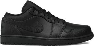 Nike Air Jordan 1 Low Leren Sneakers - Dames - Fitnessschoenen - Zwart - 37 1/2 EU - Fitness