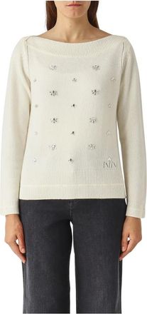 Nenette Dames, Truien, Wit, Maat: L