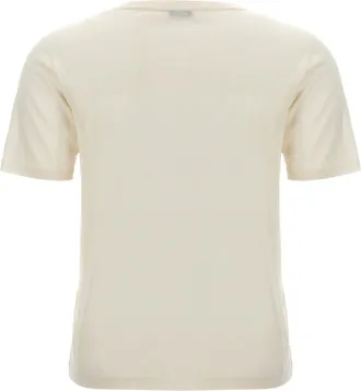 Kiton Silk-Cashmere Blend T-shirt - Cream