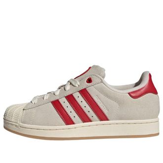 adidas (WMNS) adidas Superstar II Cream White Better Scarlet KH9037