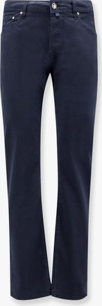 Jacob Cohen Bard cotton stretch trouser with iconic handkerchief - JACOB COHEN - gender_Man