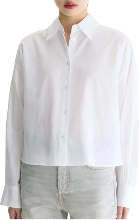 Bellerose Java Poplin Shirt - Dames - Overhemden - Wit - XS - Katoen - Overhemden