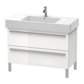 Duravit Duravit X-large Mueble De Pared 6544, 2 Extra&iacute;bles, 1000mm Para Vero 032910 (sin Pulir), Color (frente/cuerpo): Decoraci&oacute;n Blanca De Alto Brillo - Xl6