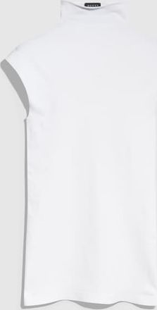 Gucci Seamless Stretch Nylon Jersey Tank Top, Size XL, White, Ready-to-wear