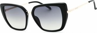 Guess Smoke Gradient Cat Eye Ladies Sunglasses GF6199 01B 56