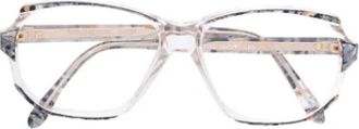 Saint Laurent Pre-owned Acetate sunglasses - Dames - Vintage Accessoires - Grijs - ONE Size - Vintage
