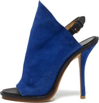 Balenciaga Sandali Glove a punta aperta - Blu