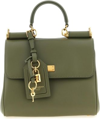 Dolce & Gabbana Green My Sicily Small Satchel