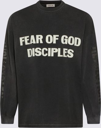 Fear of God Black Cotton T-shirt