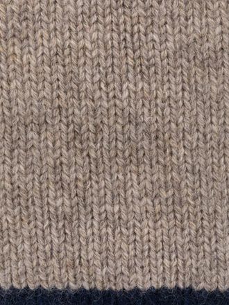 Brunello Cucinelli Fine Knit Skinny Scarf Sand Clothing