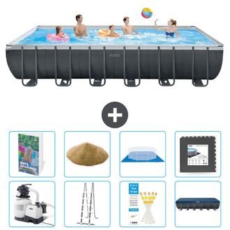 Intex Piscina Ultra Xtr Rectangular - 732x366x132 Cm - 9-piezas S528