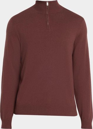Theory Men & apos;s Hilles Cashmere Quarter-Zip Sweater