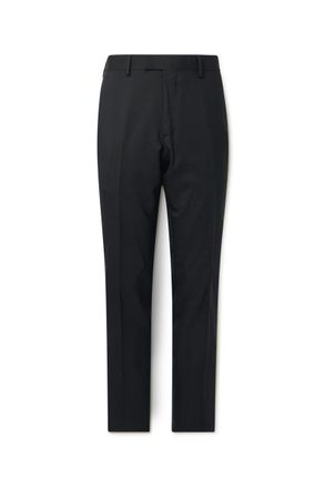 Mr P. Slim-Fit Satin-Trimmed Wool Tuxedo Trousers
