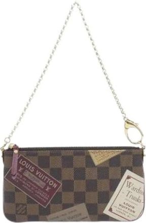 Louis Vuitton Pre-owned Clutches, female, Brown, Size: ONE SIZE Pre-owned Pochette Pouch