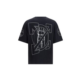Off-white Mens Black Cotton T-Shirt
