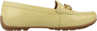Geox Kosmopolis Loafers met Grip - Dames - Loafers - Geel - 39 EU - Leer - Schoenen