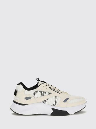 Valentino Garavani Demivee Low-Top Trainers in Mesh and Suede with VLogo Signature