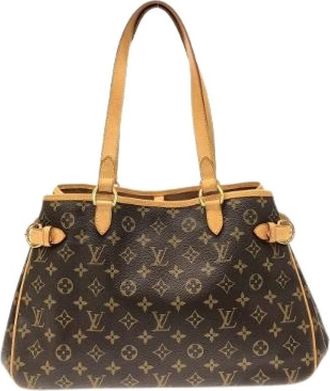 Louis Vuitton Pre-owned Handbags, female, Brown, Size: ONE SIZE Pre-owned Batignolles Horizontal Monogram Tote Bag