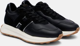 Hogan Sneakers H641 in suede e pelle